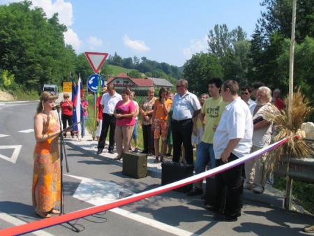 Odprtje prvega rondoja v občini 1